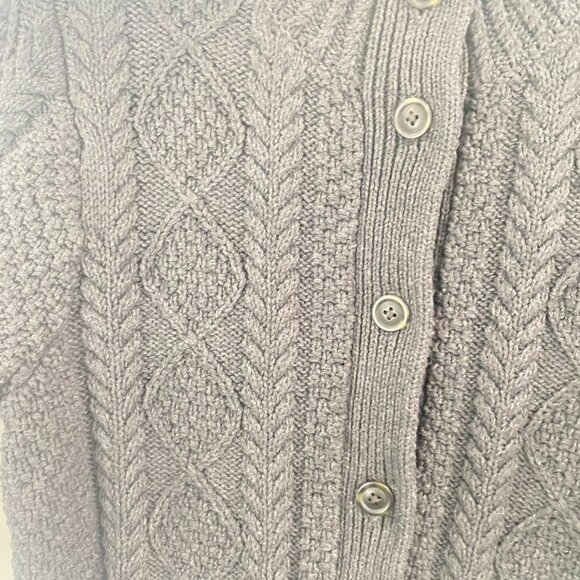 LL Bean Signature Cable Knit Cardigan – Timeless Texture in Pure Cotton - Picture 13 of 17